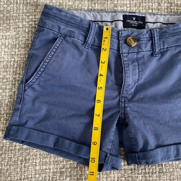 American Eagle Twill Stretch Shorts, Sz 00 - Picture 5 of 6